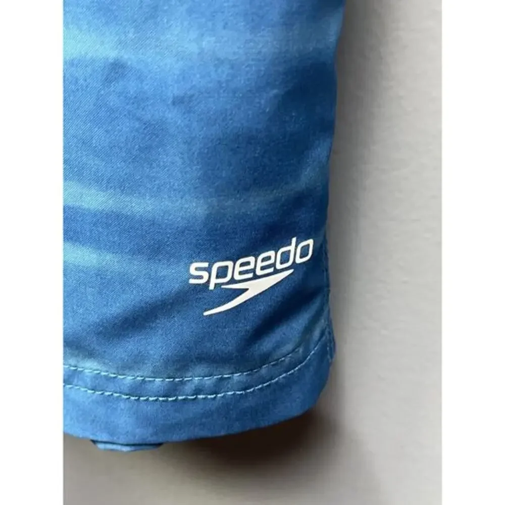Speedo Swim Trunks‎ Mens XL Board Shorts Floral Orange/Blue 36 Waist Lined
